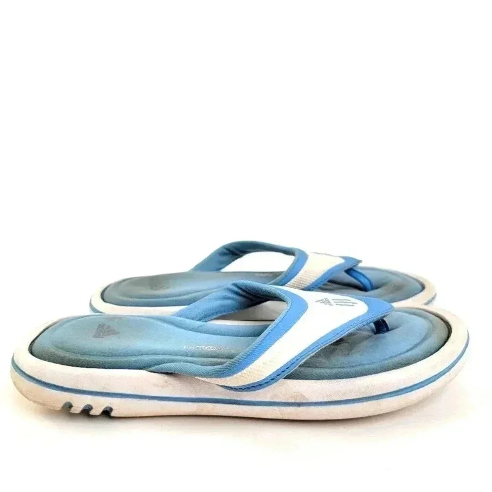 Adidas Comfort Memory Foam Flip Flop Thong Sandals - 5 - Picture 3 of 6